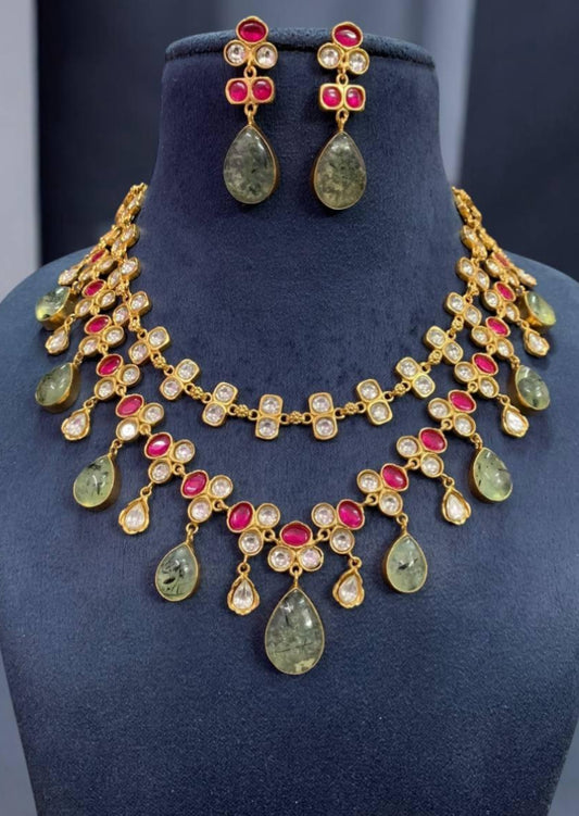 Fusion Kundan Necklace| Latest Indian jewelry