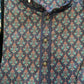Dark Blue Floral String Printed Kurta
