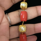 Coral & Pearl Mala Necklace