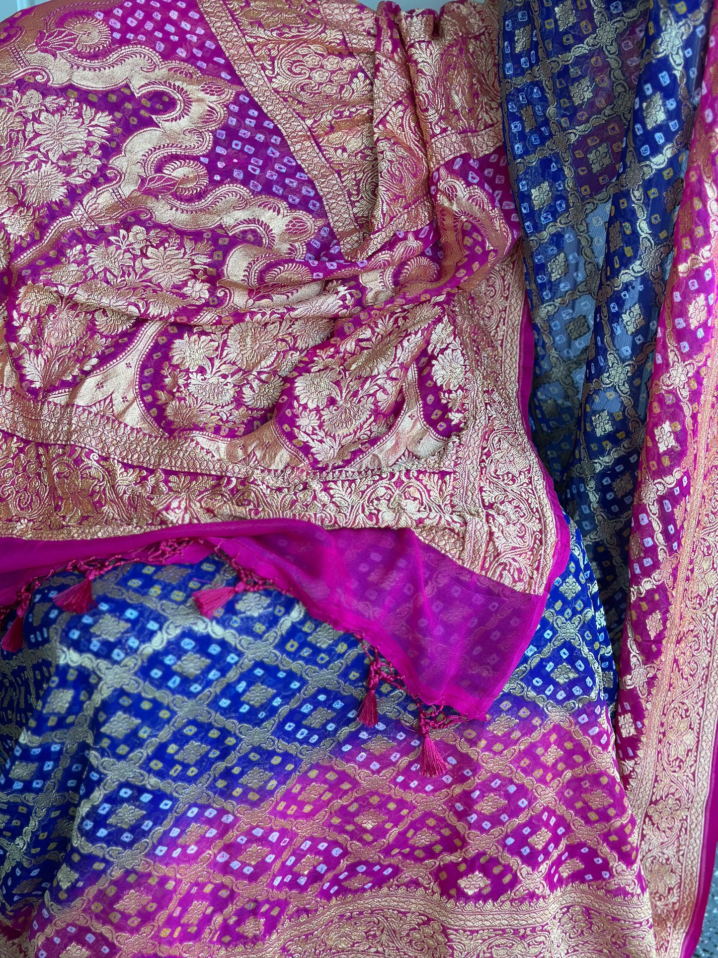 Bandini Banaras Georgette Saree | Party Wear Saree | Gift Saree