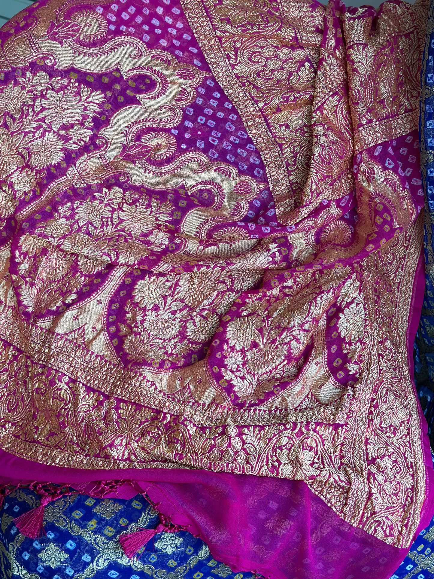 Bandini Banaras Georgette Saree | Party Wear Saree | Gift Saree