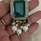 Doublet Kundan Pendant Pearl Mala |Victorian Pendant Pearl Necklace