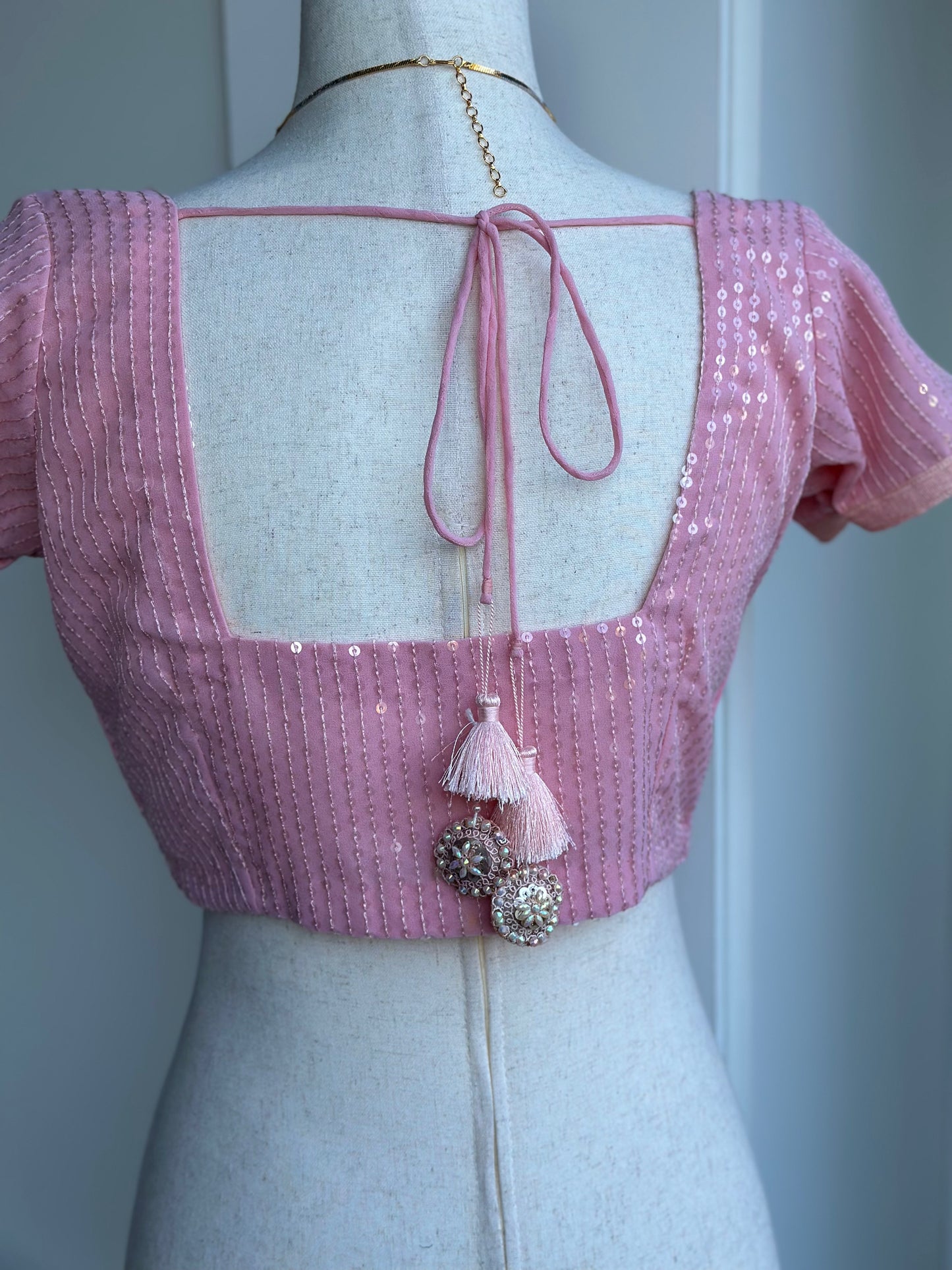 Georgette Sequin Saree |  Party Wear Saree | Gift Saree