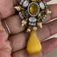 AD Victorian Pendant Pearl Nacklace With Earrings | Indian Traditional Jewelry