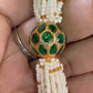 Kundan Beads Pearl Necklace | Moti Mala Necklace