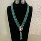 Victorian Pendant Beads Necklace With Studs | Indian Jewelry in USA