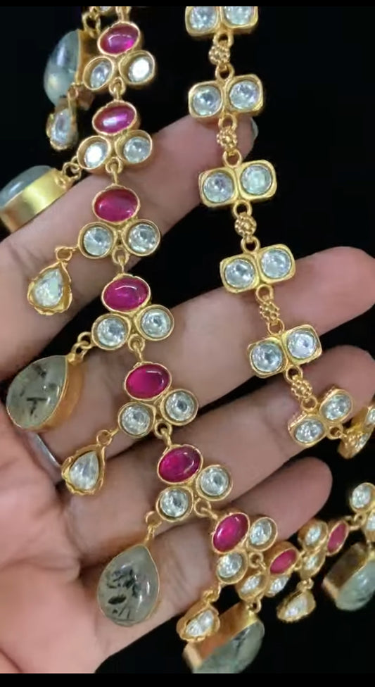 Fusion Kundan Necklace| Latest Indian jewelry