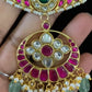 Jadau Kundan Necklace With Jumkis | Indian Necklace
