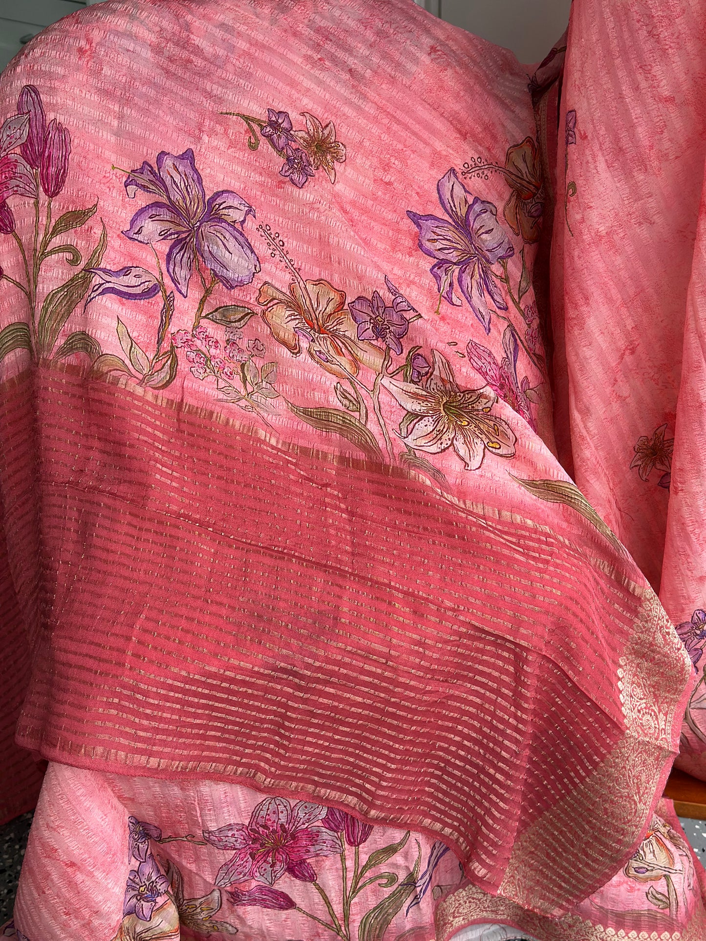Crush Georgette Saree | Indian Saree