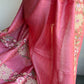 Floral Embroidery Premium Tussar Silk Saree | Partywear Saree | Sarees in USA