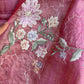 Floral Embroidery Premium Tussar Silk Saree | Partywear Saree | Sarees in USA