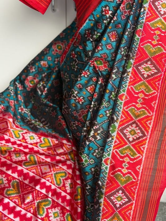 Handloom Ikkat Saree | Traditional Indian Saree | light weight silk sarees