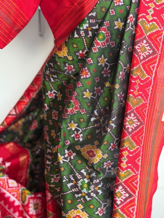 Handloom Ikkat Saree | Traditional Indian Saree | light weight silk sarees