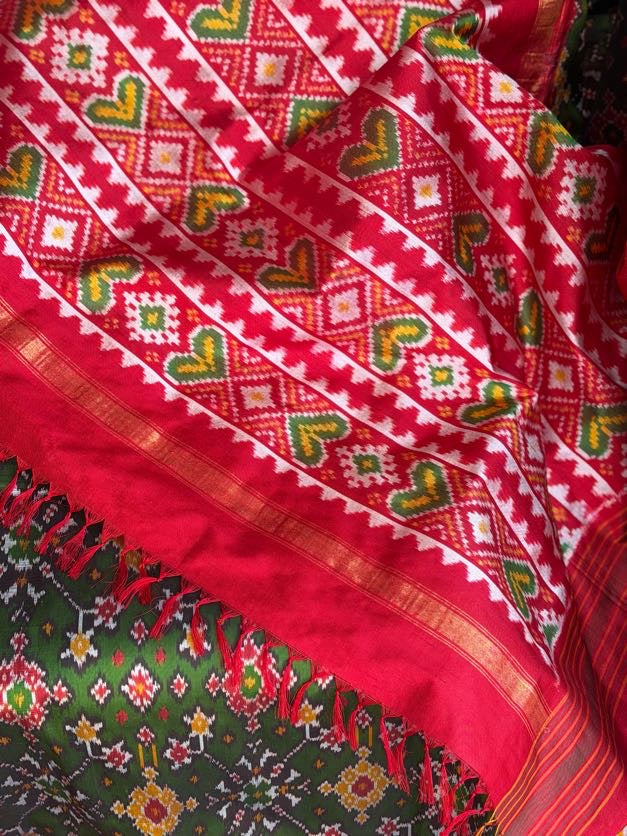 Handloom Ikkat Saree | Traditional Indian Saree | light weight silk sarees