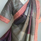 Pure Tussar Embroidery Lace Border Saree |  Party wear saree | Sarees in USA