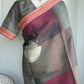 Pure Tussar Embroidery Lace Border Saree |  Party wear saree | Sarees in USA