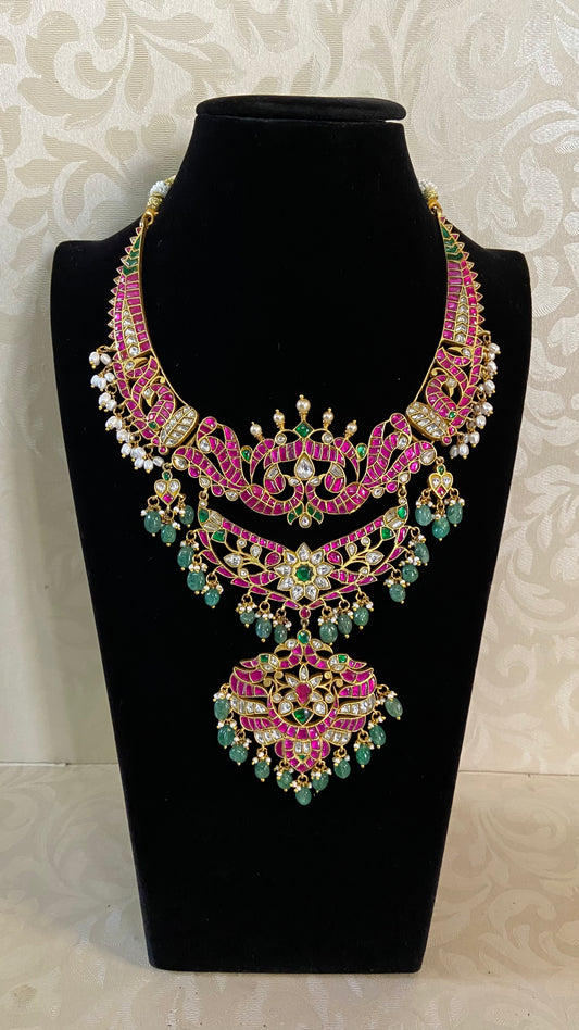 Heritage Jadau Kundan Necklace | Indian Traditional Jewelry In USA