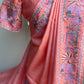 Pure Tussar Silk Embroidery Saree | Partywear Saree | Sarees in USA
