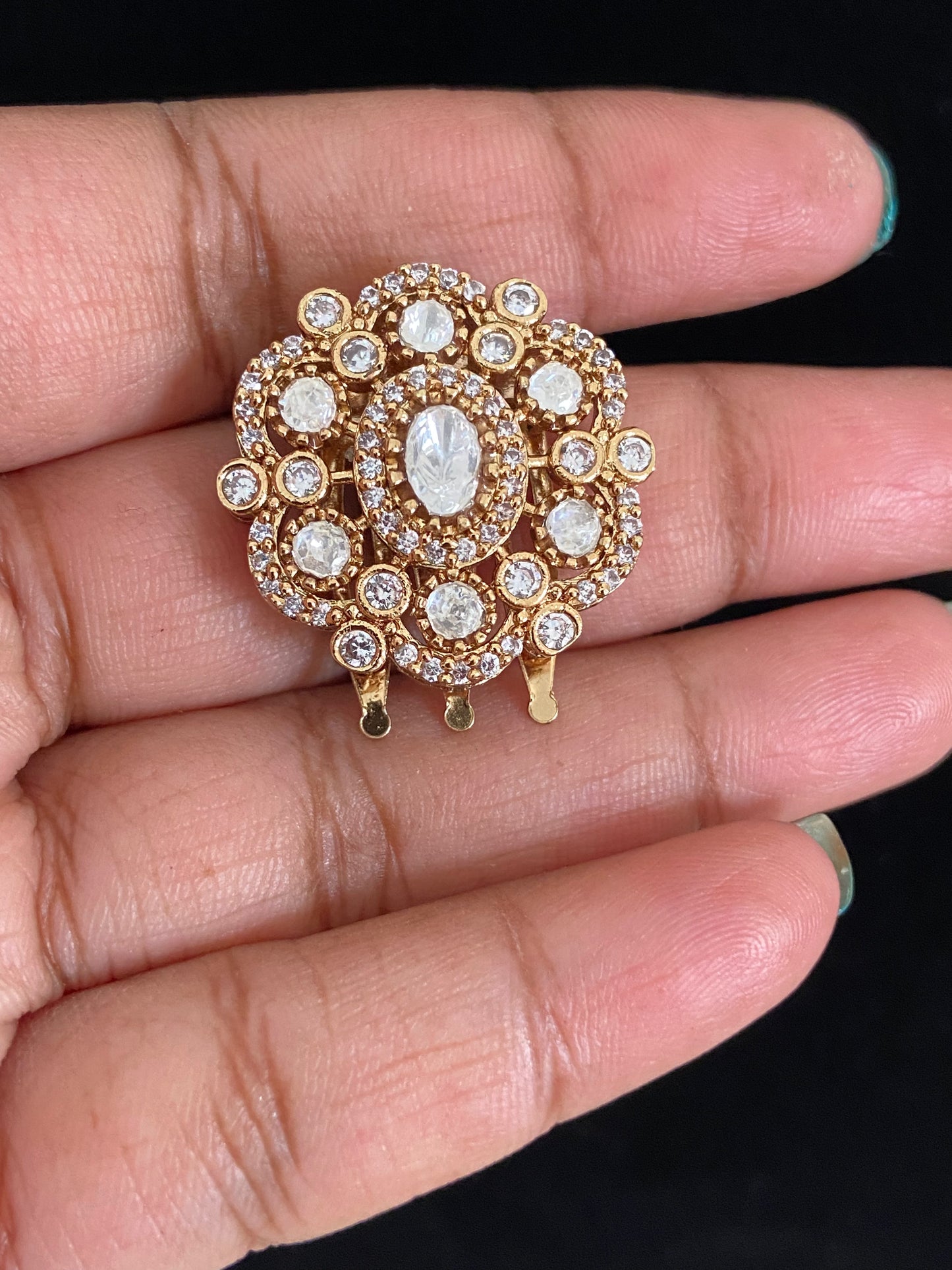 Elegant moissanite Hair Accessory | Indian Traditional Jewelry In USA