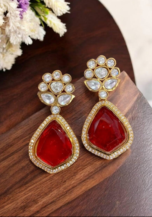 Polki Earrings | Indian Jewelry In USA