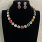 Premium  Victorian Polki Navratan Kundan Necklace Set | Exclusive Necklace