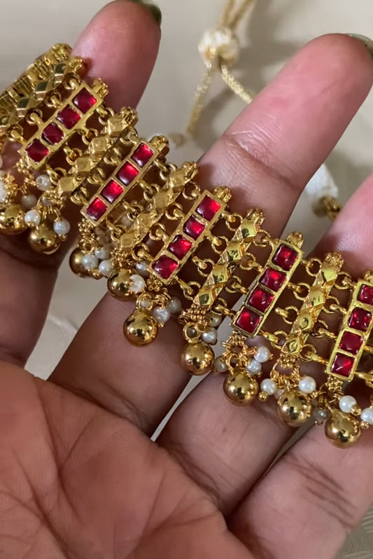 Antique Kundan Choker Set | Traditional Indian Jewelry