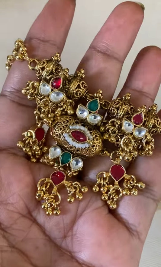 Antique Kundan Necklace | Traditional Necklace