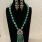 Victorian Pendant  Beads necklace With Earrings | Indian Jewelry in USA