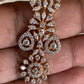American Diamond Necklace With Earrings | Indian Jewelry In USA