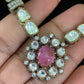 Victorian Polki Kundan Necklace | Trendy Necklace With Earrings