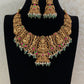 Traditional Temple Lakshmi Necklace Set | Indian Bridal Jewelry