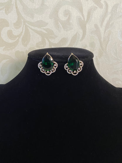 Victorian AD Studs | Indian Earrings