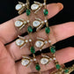 Victorian AD Polki Necklace With Earrings | Indian Necklace