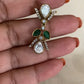 Victorian AD Polki Necklace With Earrings | Indian Necklace