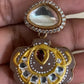 Meenakari Work Pendant Pearl Mala | Precious Pendant Necklace