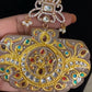 Meenakari Work Pendant Pearl Mala | Precious Pendant Necklace