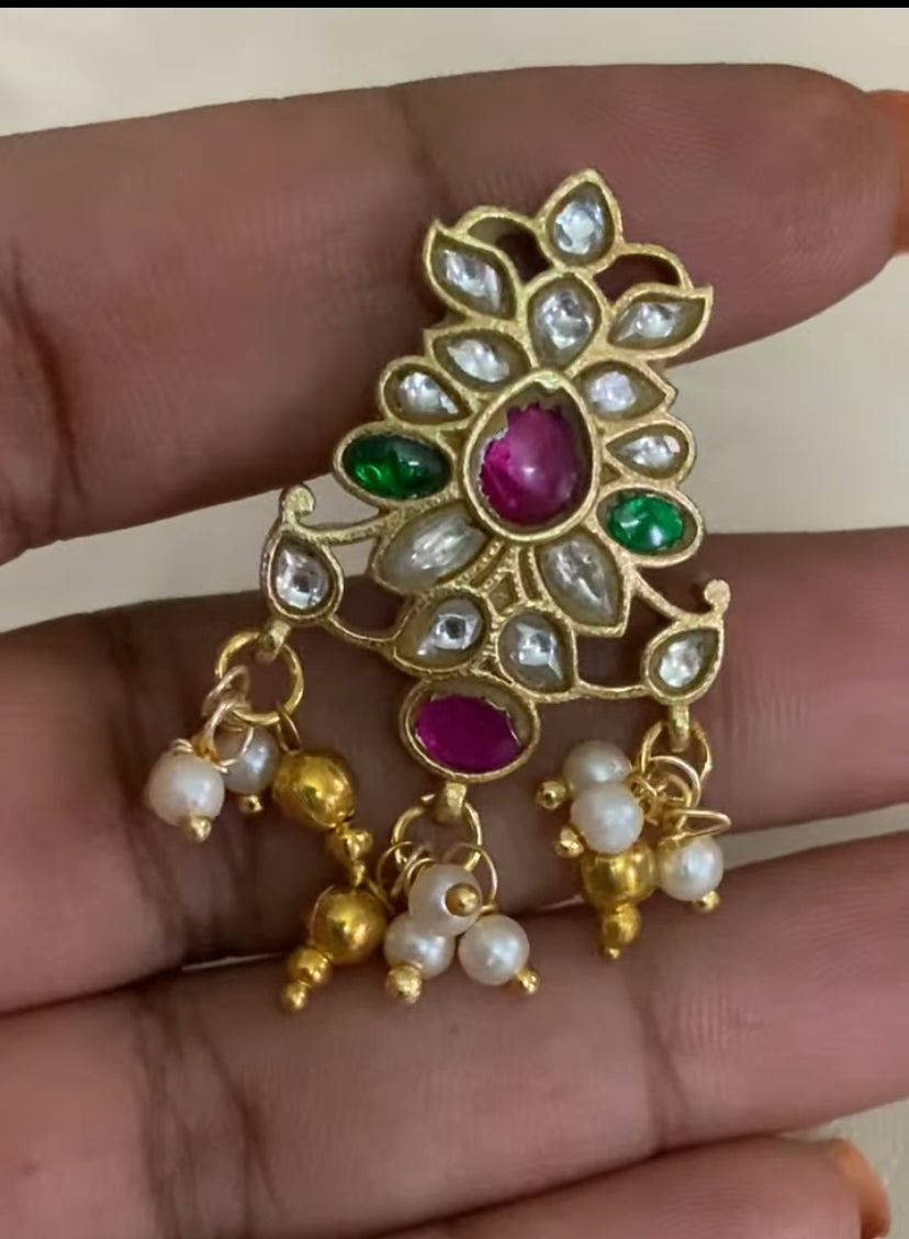 Jadau Kundan Necklace With Earrings | Traditional Necklace In USA