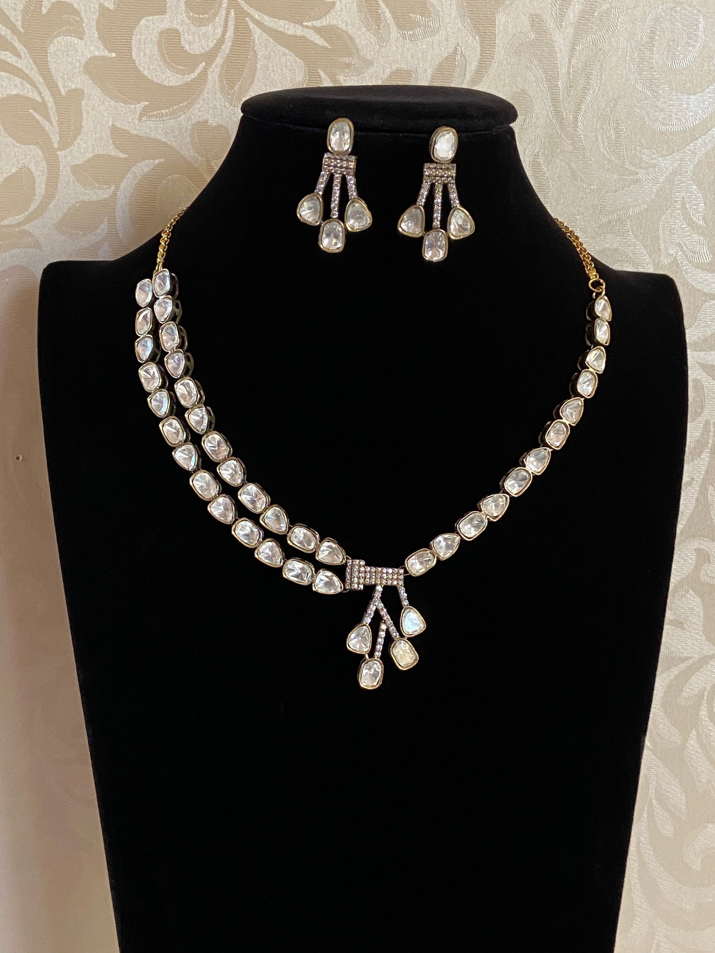 Moissanite Classic Necklace | Indian jewellery in USA