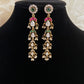 Long RubyGreen AD Earrings