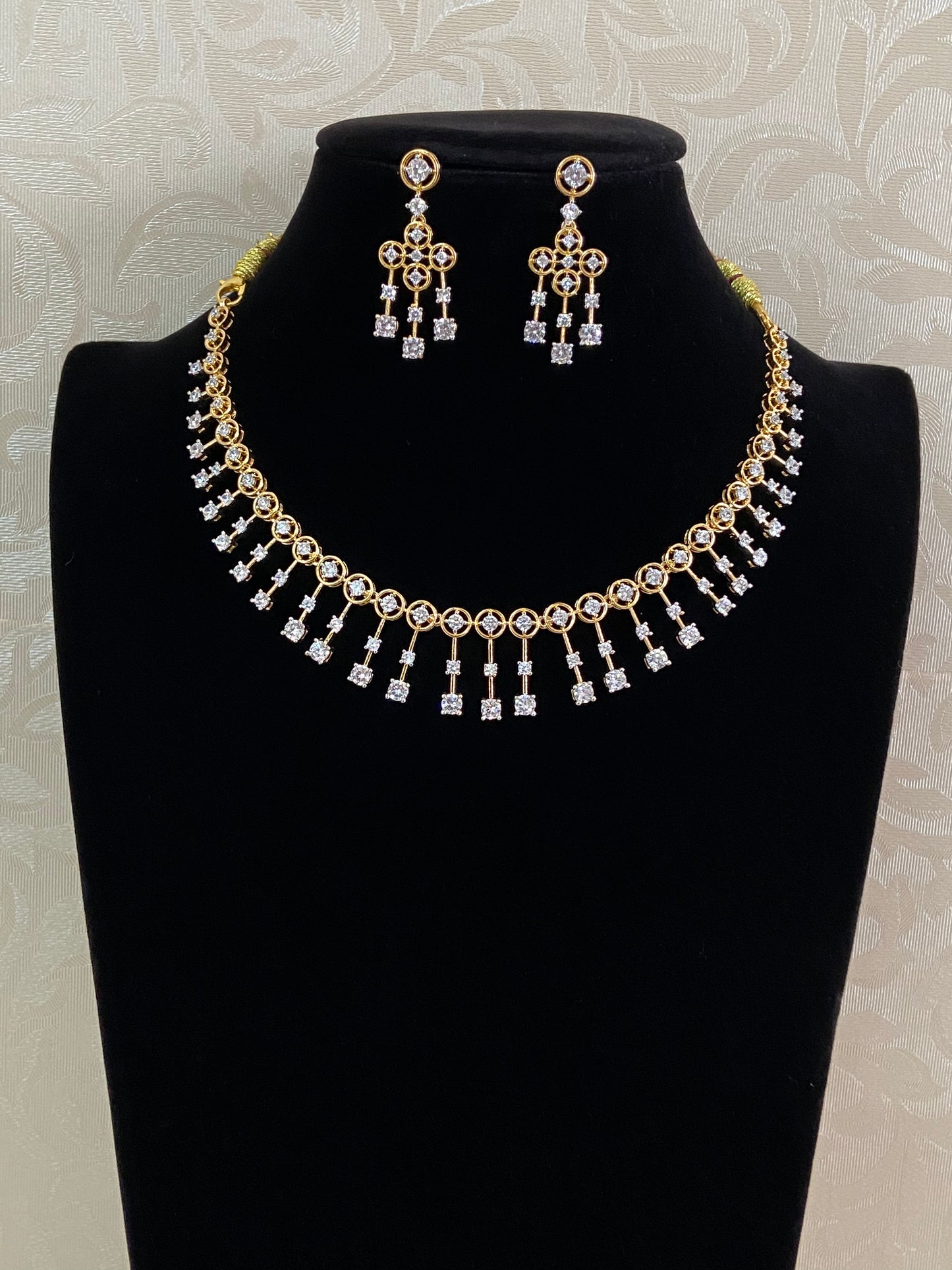 Simple AD Necklace Set | Indian Jewelry In USA | Gift Idea