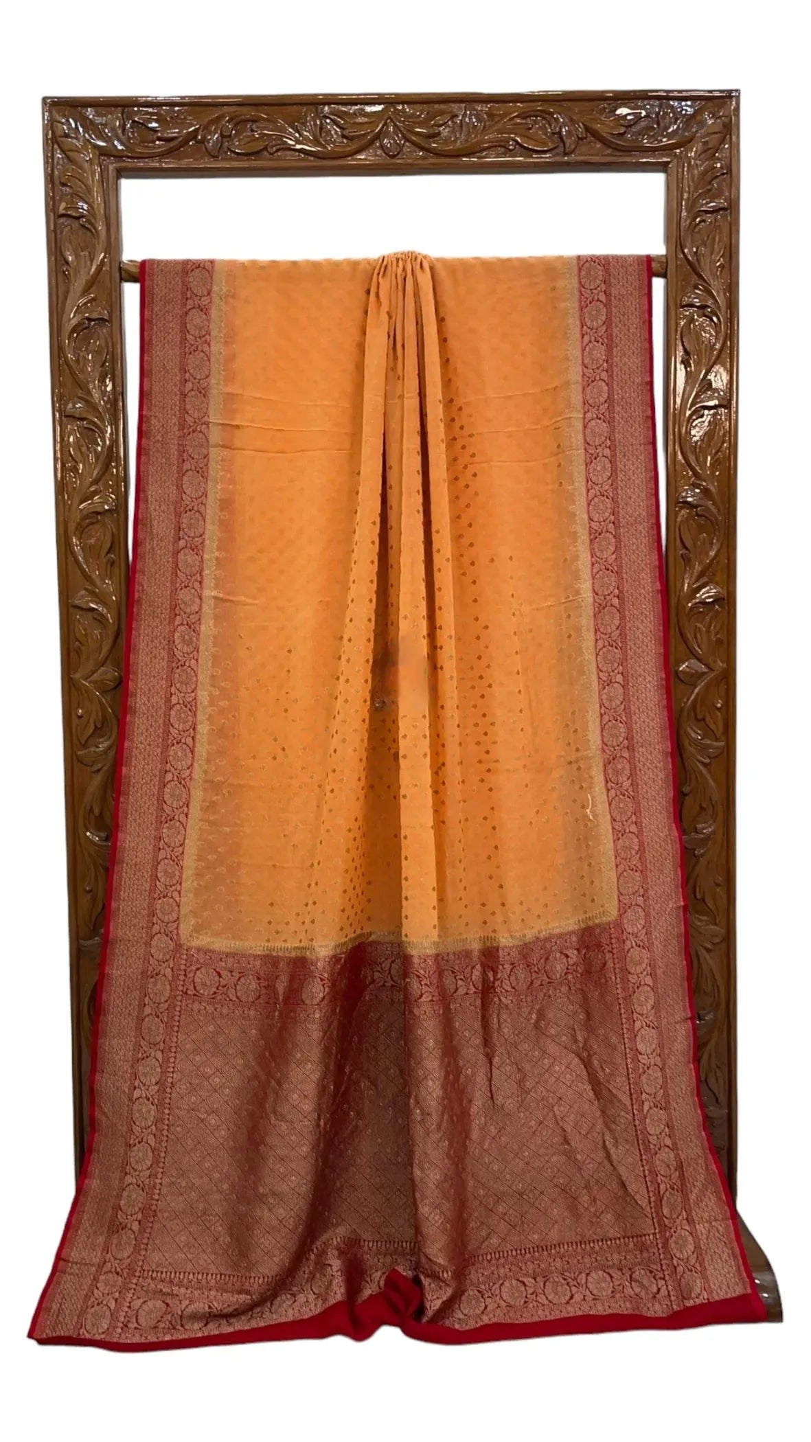 Pure Georgette Banarasi saree