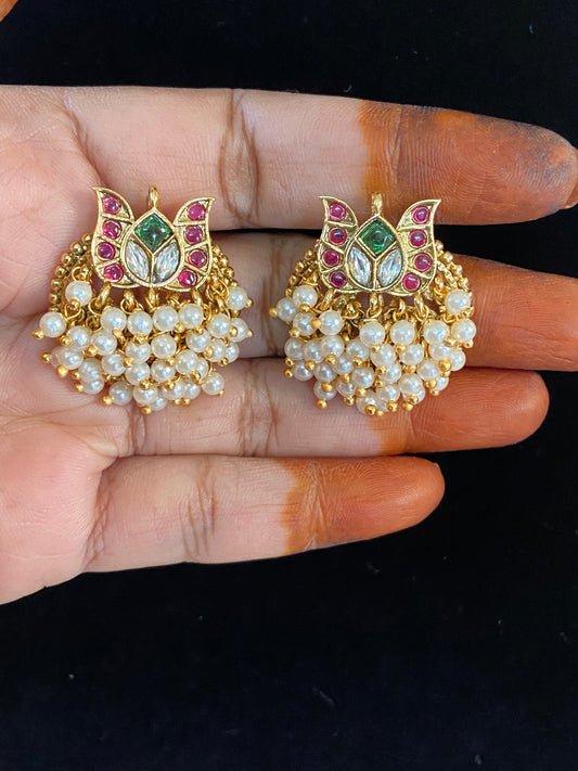Antique Kemp Pearl Tops |  Traditional Earrings In USA | Gift Idea