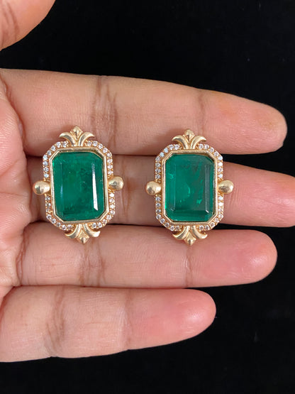 AD Elegant Studs | Indian Earrings