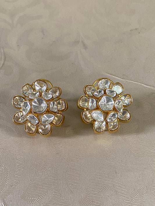Moissanite Studs | Indian Earrings