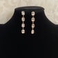 AD Chain Link Dangle Drop Earrings