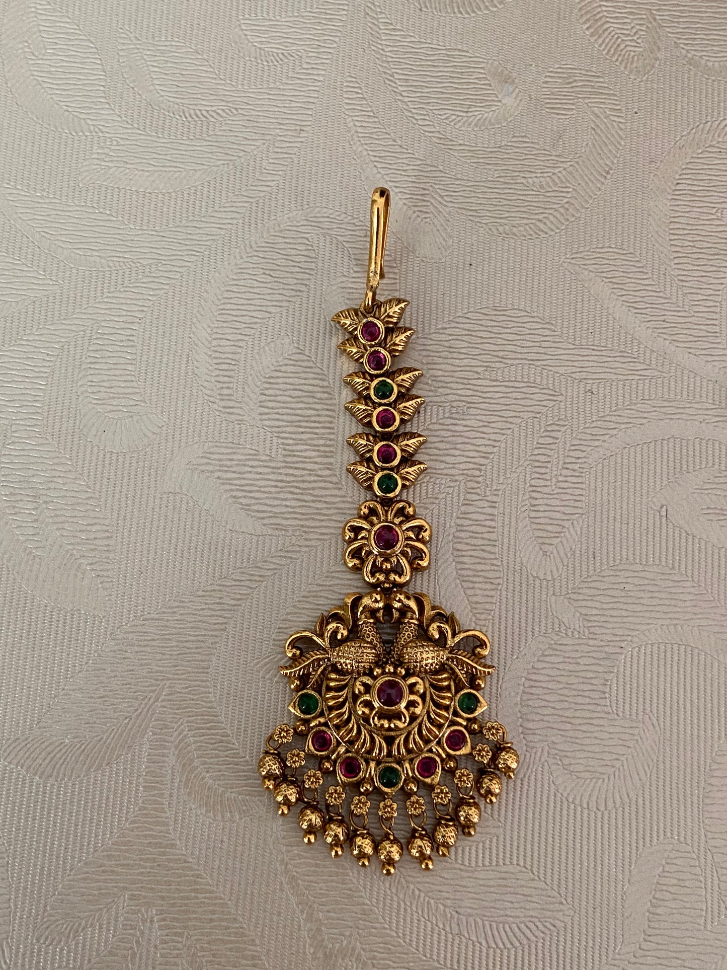 Antique Peacock  Maang Tikka | Traditional Indian Maang Tikka