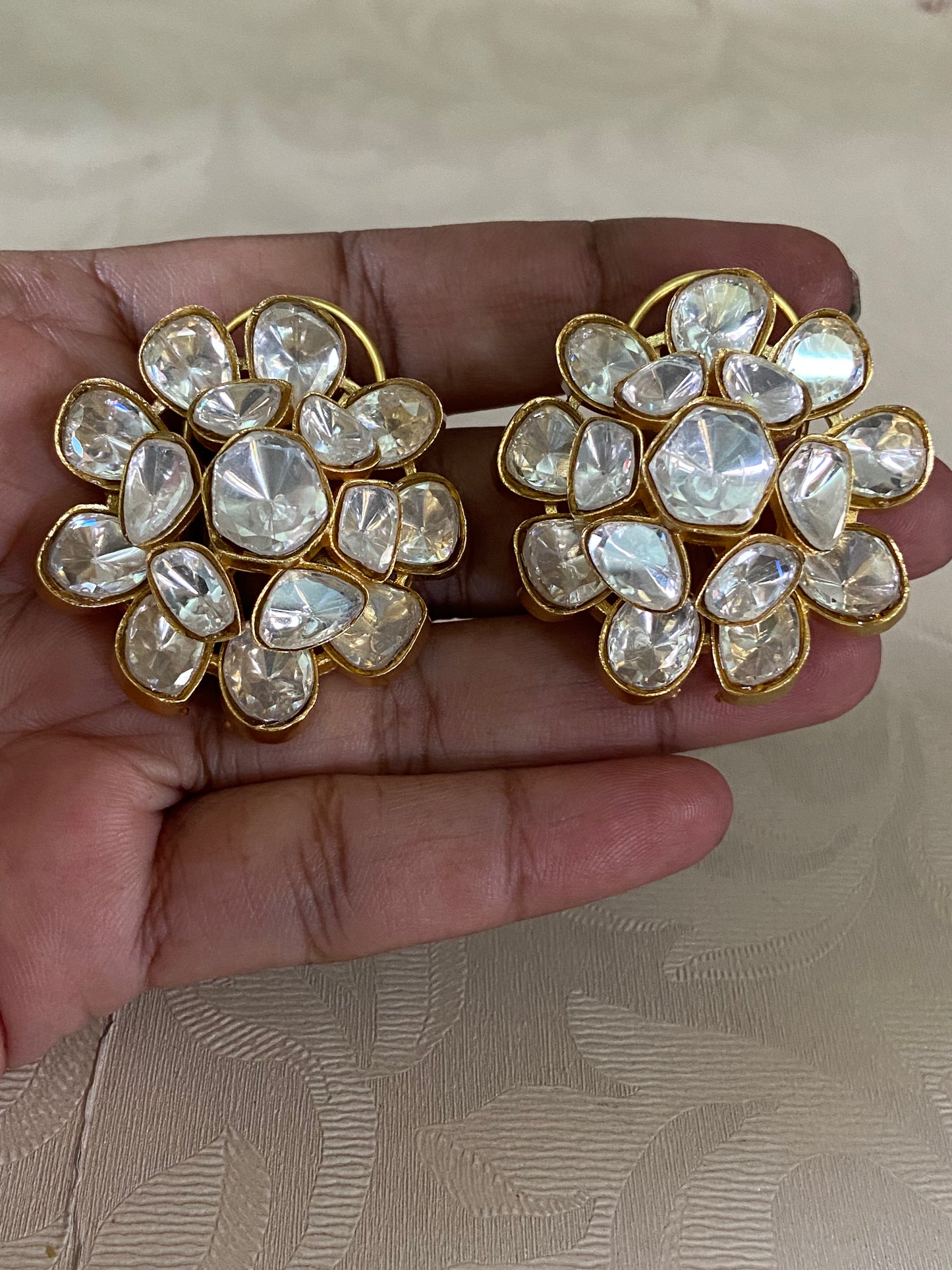 Moissanite Studs | Indian Earrings