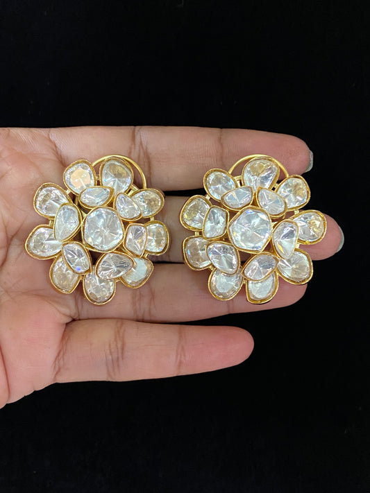 Moissanite Studs | Indian Earrings