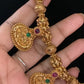 Traditional Antique Nakshi Ball Necklace with Earrings