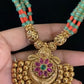 Beads Antique Necklace With Earrings | Indian Jewelry In USA